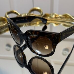 Prada Tortoiseshell Cat-Eye Sunglasses with Brown Gradient Lenses